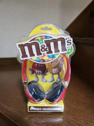 M&M's 스테레오 헤드폰 빨간색