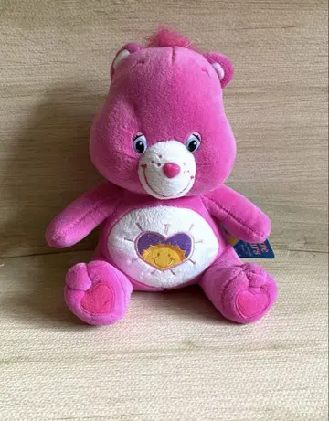 케어베어 앉은 봉제 인형