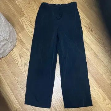 theory luxe 블랙 와이드 팬츠 36