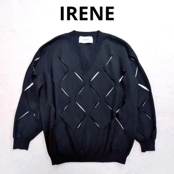 미사용급 아이레네 다이아몬드 슬릿 니트 IRENE 블랙
