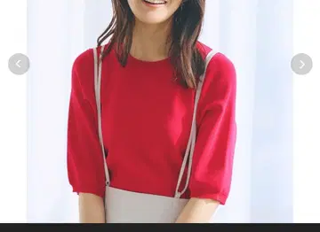 grove 5부 소매 니트 M 핑크