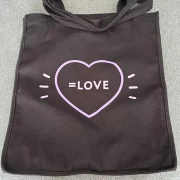 =LOVE 이코러브 하트 스퀘어 토트백