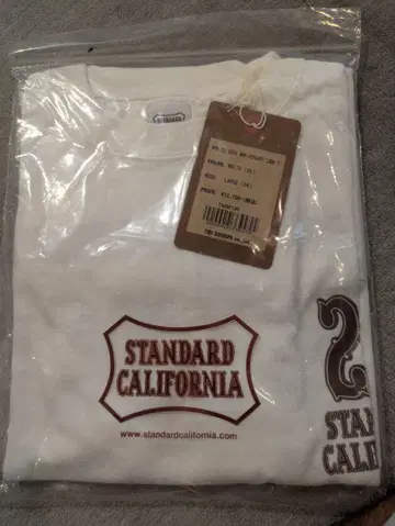STANDARD CALIFORNIA 20주년 기념 로고 T셔츠 L 사이즈