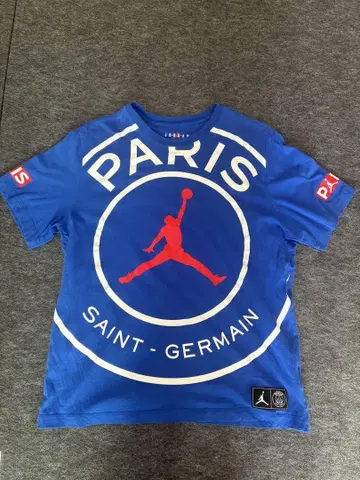 jordan PSG 티셔츠 블루 XL