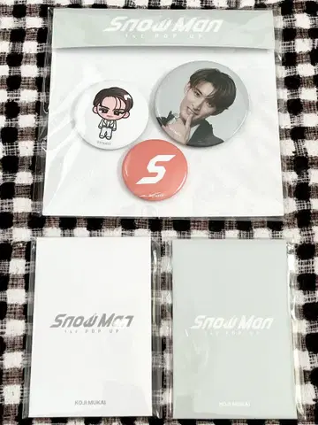 SnowMan 한국 1st 팝업 무카이 코지 세트
