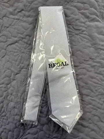 REGAL-S1 실버 넥타이
