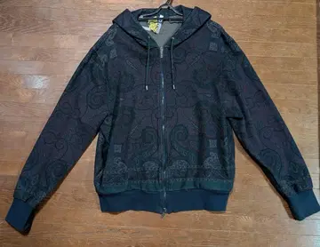 ETRO 페이즐리 무늬 후드 부착 후드티 XL