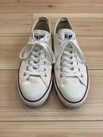 converse ALL STAR 화이트 캔버스 스니커즈