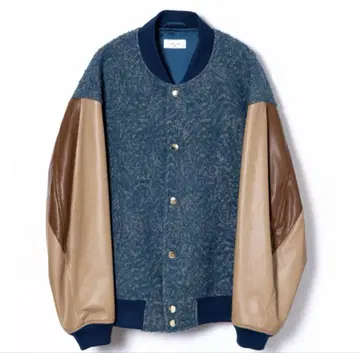 TAUPE TWEED JQ STADIUM JACKET