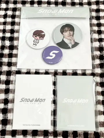 SnowMan 한국 1st 팝업 후카사와 타츠야 세트