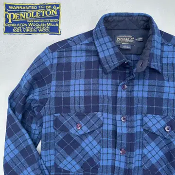 PENDLETON 울 체크 멕시코제 옴브레 90s