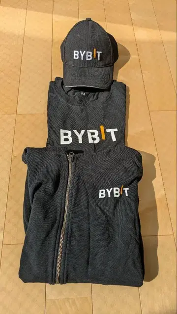 BYBIT 후드티 티셔츠 캡 세트