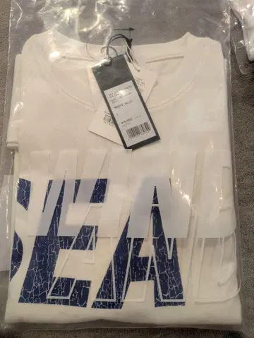WIND AND SEA SS 티 화이트 L 사이즈
