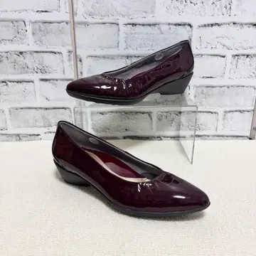 fitfit 핏핏 포인트 펌프스니커즈 보르도 에나멜