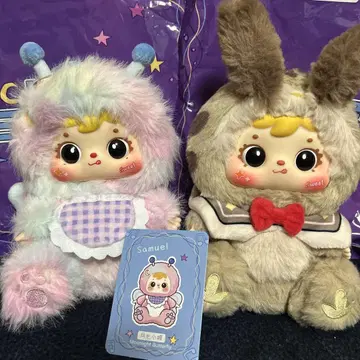 [세트 판매만] 삼소모 Samuel 봉제 인형 미미즈크 올빼미 나비 벌레