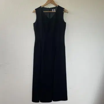 HIROKO BIS 슬리브리스 원피스 블랙