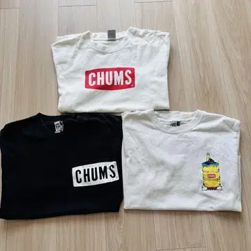 CHUMS 참스 T셔츠 3장 세트 남성용 M