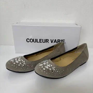 새상품 COULEURVARIE 플랫슈즈 비쥬 포함