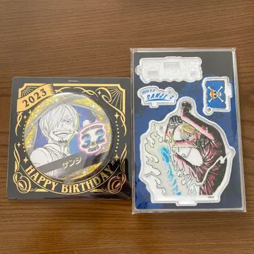 ONE PIECE 생일 디오라마 피규어 캔뱃지 2023 상디