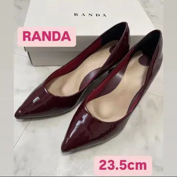 RANDA 에나멜 스틸레토 펌프스 힐