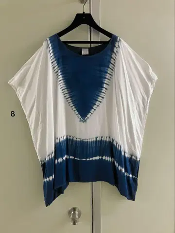 [  ] LOCAL souvenir 레이온 타이다이 튜닉 BLUE