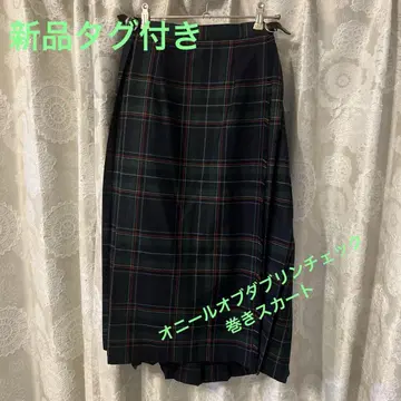 [ 새상품 ] 오닐 오브 더블린 체크 랩 스커트