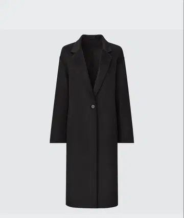 UNIQLO 블랙 체스터 코트