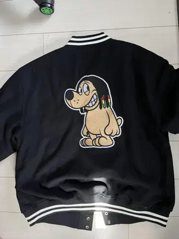 내스티독 자수 바시티 자켓