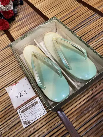 미사용 텐구 조리 일본 의류 오사카 신사이바시 23cm