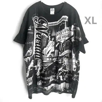 라스베가스 그래픽T셔츠 XL 남성용