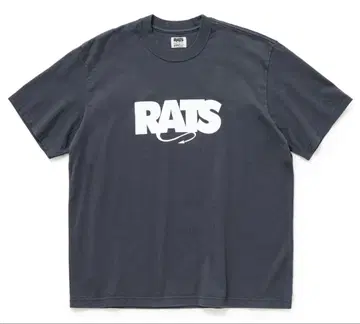 RATS BOX LOGO TEE CHARCOAL M