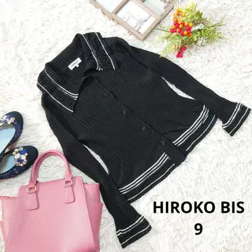 HIROKO BIS 니트 (M 상당) 바이컬러