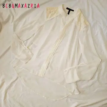 BCBGMAXAZRIA 블라우스 셔츠 레이스