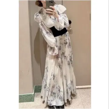 스나이델 데콜테 오픈 원피스