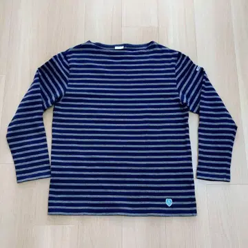 ORCIVAL 오르치발 네이비 그레이 보더