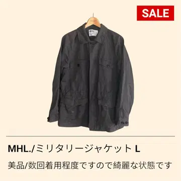 [ 새상품급 ] [ 세일 ] MHL. 밀리터리 자켓 커버올 L 그레이