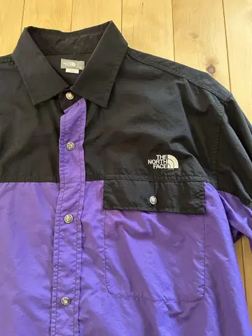 THE NORTH FACE 눕시 셔츠 XL 블랙/보라색