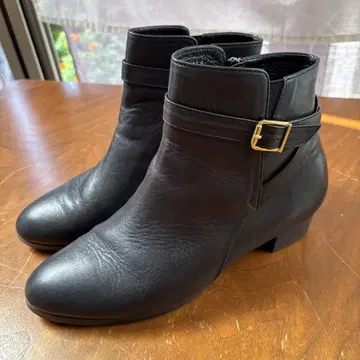 [ 히미코 ] 24.5cm 가죽 앵클부츠