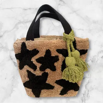 BEAMS Lilas Campbell 별 패턴 토트백
