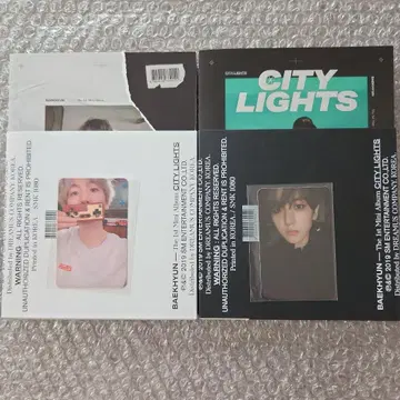 BAEKHYUN CITY LIGHTS 앨범 세트