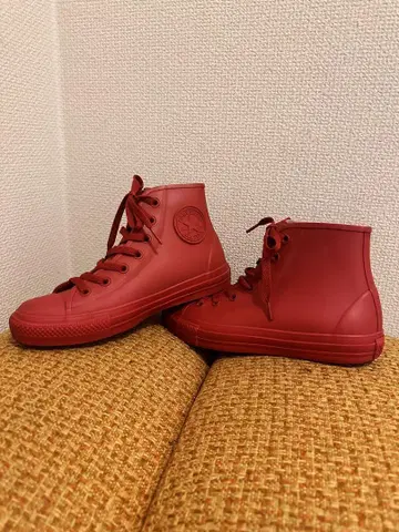 CONVERSE ALL STAR 컨버스 러버 레드 레인슈즈