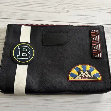 BALLY 패치 클러치백