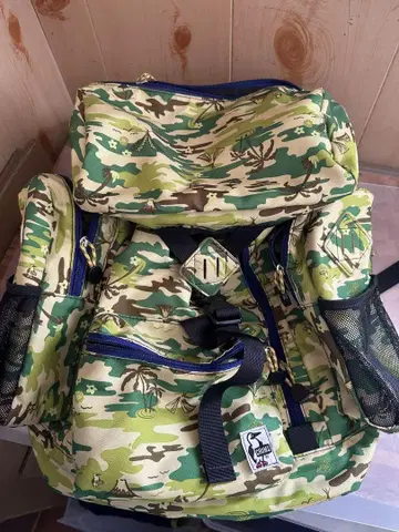카모 패턴 백팩 대용량