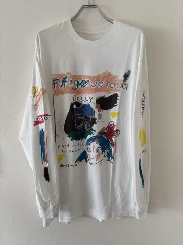 후쿠오카 figueroua 오리지널 롱 T XL 아트 티셔츠