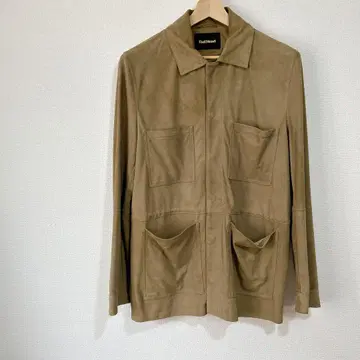 [ 새상품급 ] EMMETI ULRIC 사파리 자켓 48 가죽 자켓