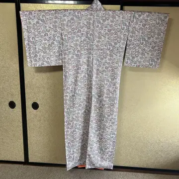 새상품 순수 실크 코몬 기모노 코몬 기모노 레이어트 카라