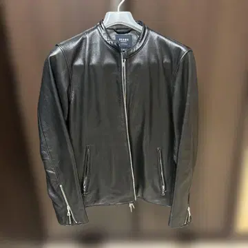 BEAMS 싱글 라이더 자켓 램 가죽