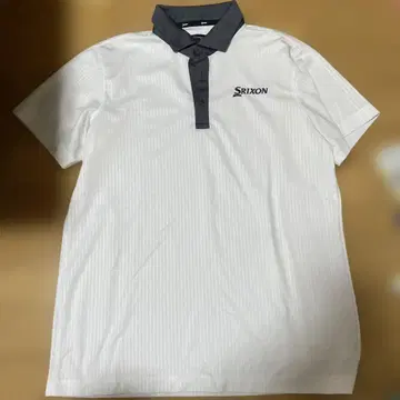 SRIXON 스트라이프 피케 셔츠