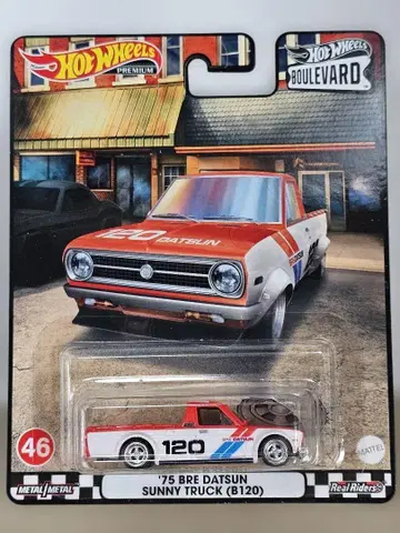 핫휠, '75 BRE 닷선 서니 트럭 DATSUN 빨간색