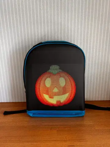 백팩 스마트 LED 백팩 블루